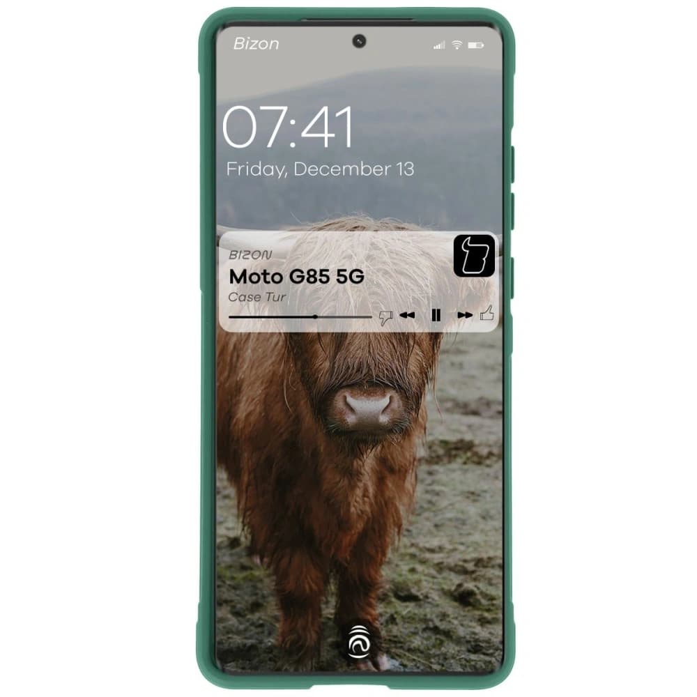 Bizon Case für Motorola Moto G85 5G dunkelgrün - 5
