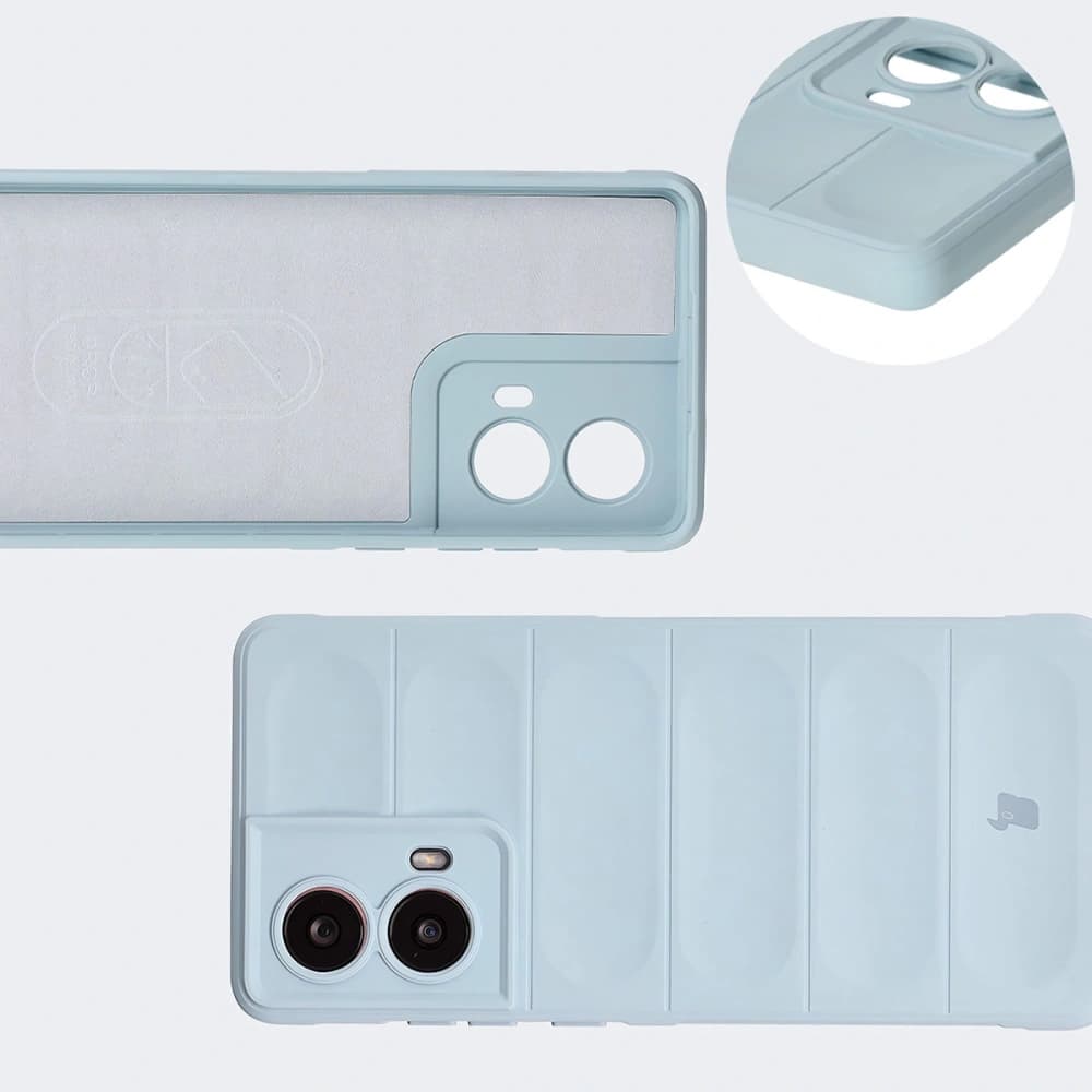 Bizon Case für Motorola Moto G85 5G hellblau - 7