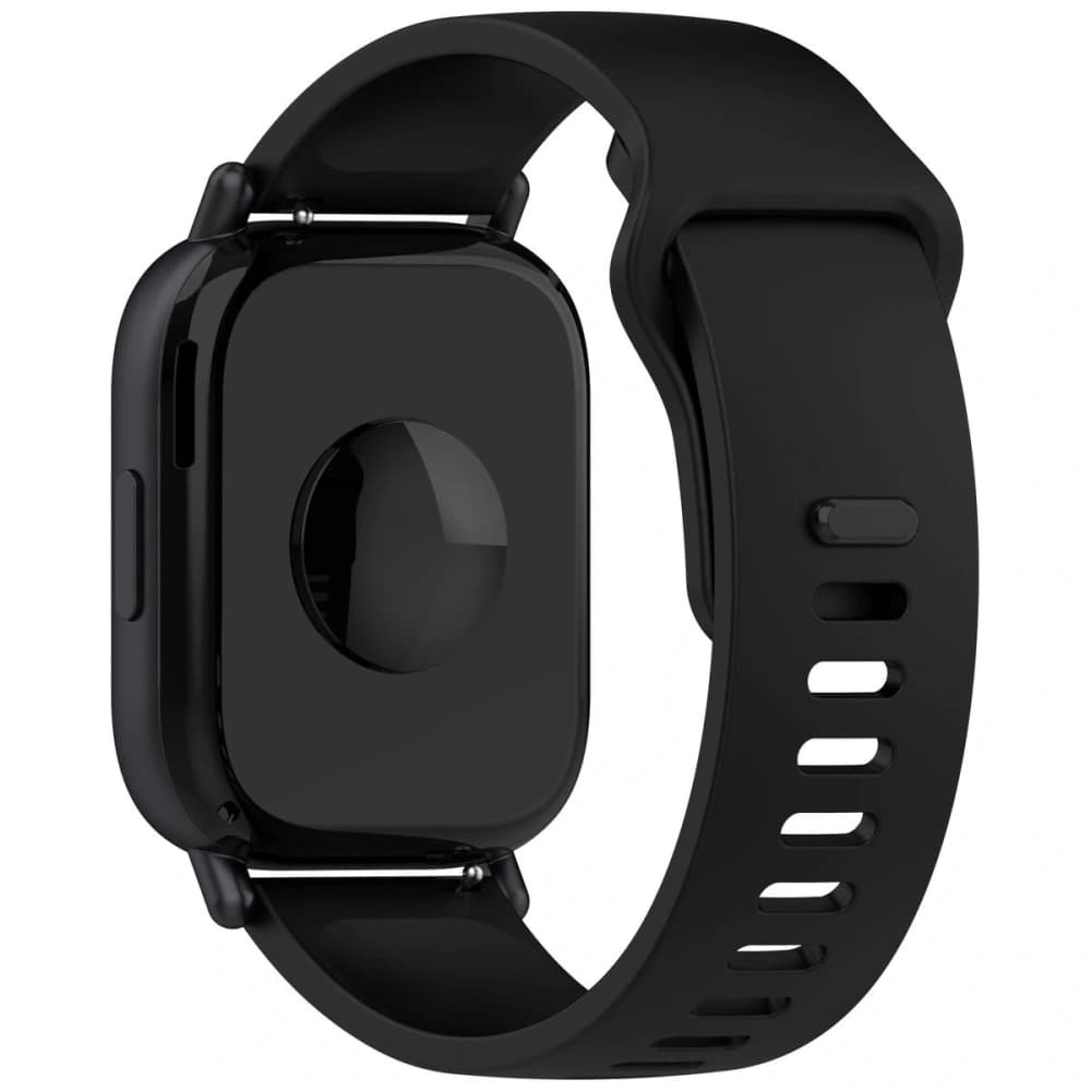 Ceas cu curea de silicon Bizon Xiaomi Redmi Watch 5 Lite / 5 Active negru - 4
