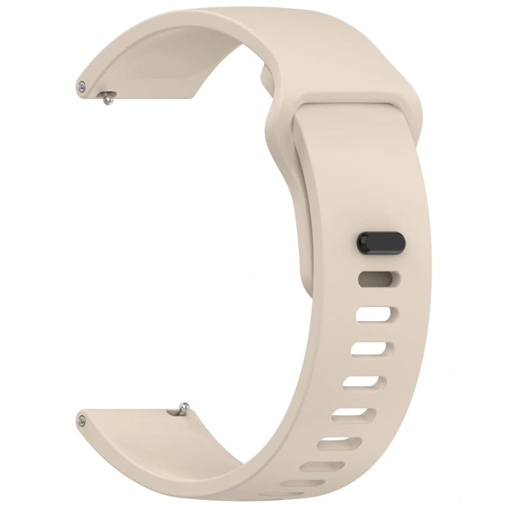 Ceas cu curea din silicon Bizon Xiaomi Redmi Watch 5 Lite / 5 Active bej - 3