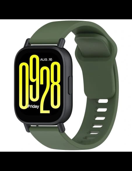 Bizon Szíj Óra Szilikon Xiaomi Redmi Watch 5 Lite / 5 Active sötétzöld