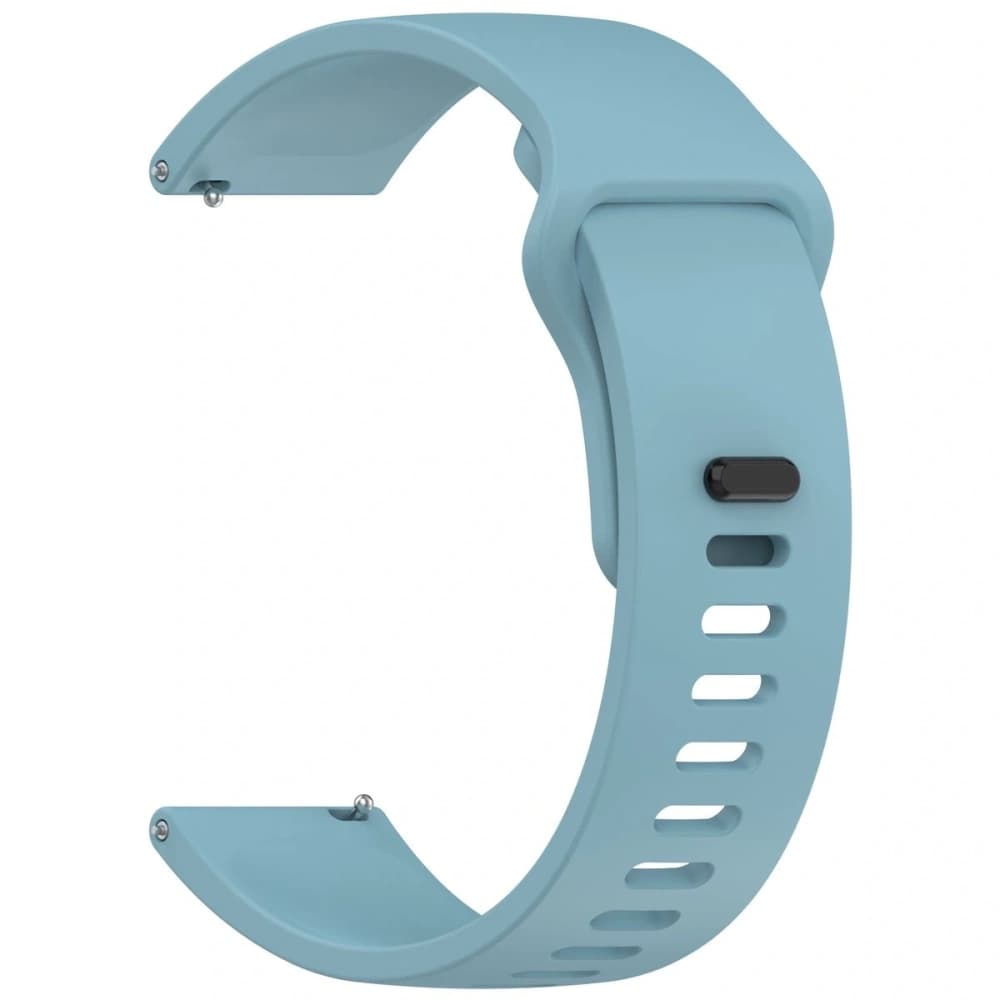 Ceas cu curea din silicon Bizon Xiaomi Redmi Watch 5 Lite / 5 Active albastru deschis - 3