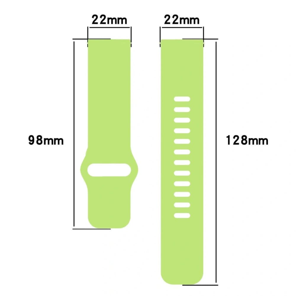 Bizon Strap Watch Silicone Xiaomi Redmi Watch 5 Lite / 5 Active light green - 2