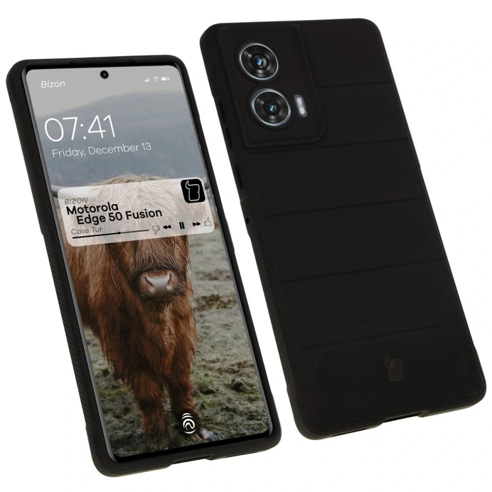 Bizon Case Tur Motorola Edge 50 Fusion schwarz - 1