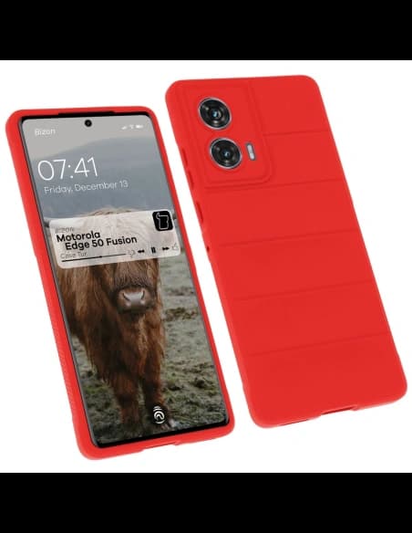 Bizon Case Tur Motorola Edge 50 Fusion rot