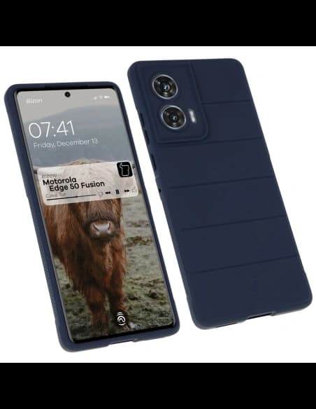 Bizon Case Tur Motorola Edge 50 Fusion marineblau