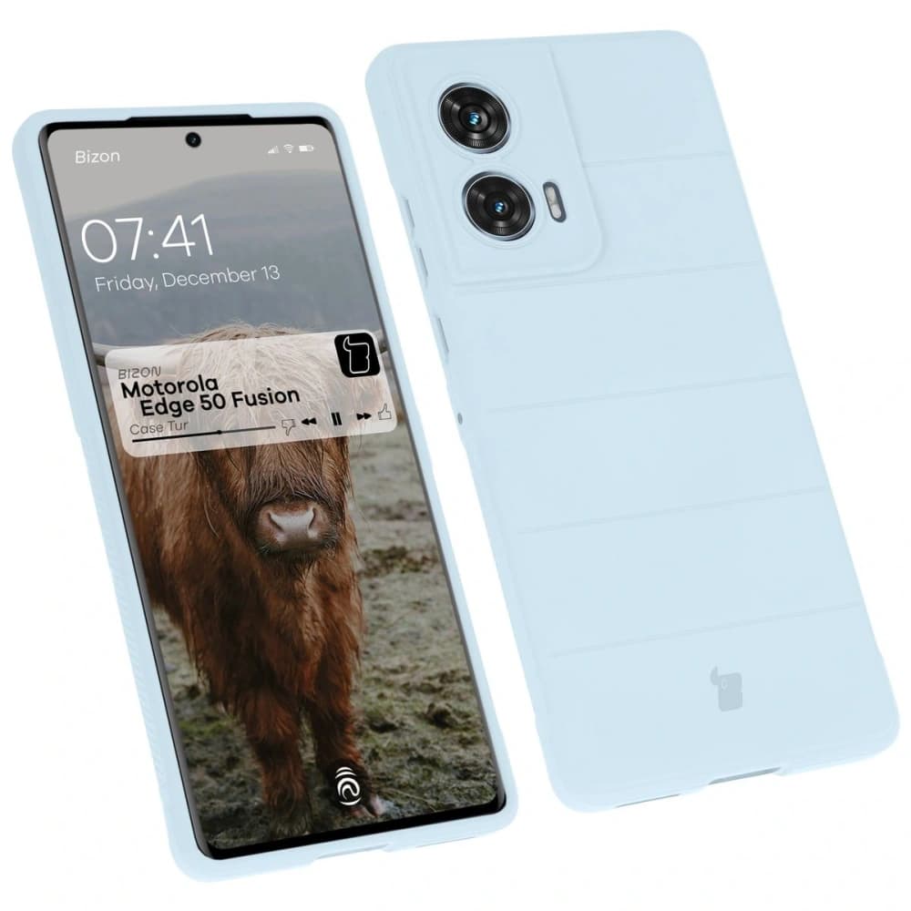 Bizon Case Tur Motorola Edge 50 Fusion hellblau - 1