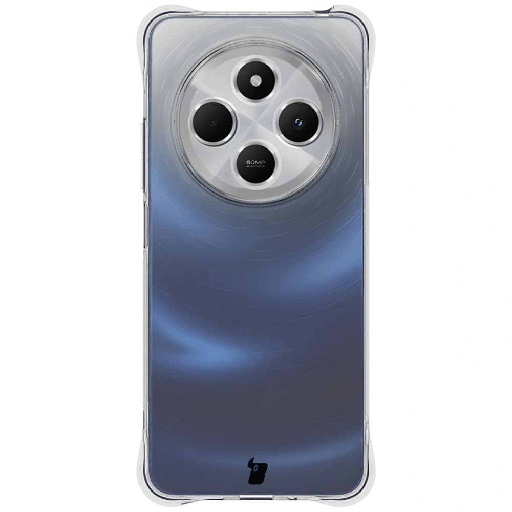 Bizon Case Clear Pack Hülle + 2x Bildschirmglas für Redmi 14C 4G klar - 2