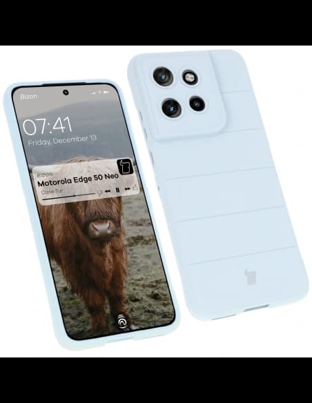 Bizon Caz Tur Motorola Edge 50 Neo albastru deschis