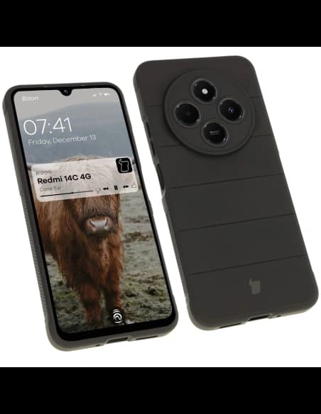 Bizon Case Tur Xiaomi Redmi 14C 4G / POCO C75 schwarz