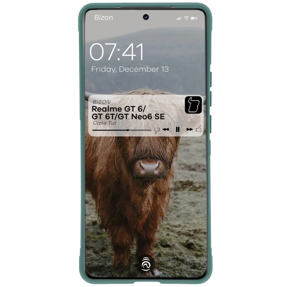 Pancéřové pouzdro Bizon Case Tur pro Realme GT 6 / GT 6T / GT Neo6 SE tmavě zelené - 5
