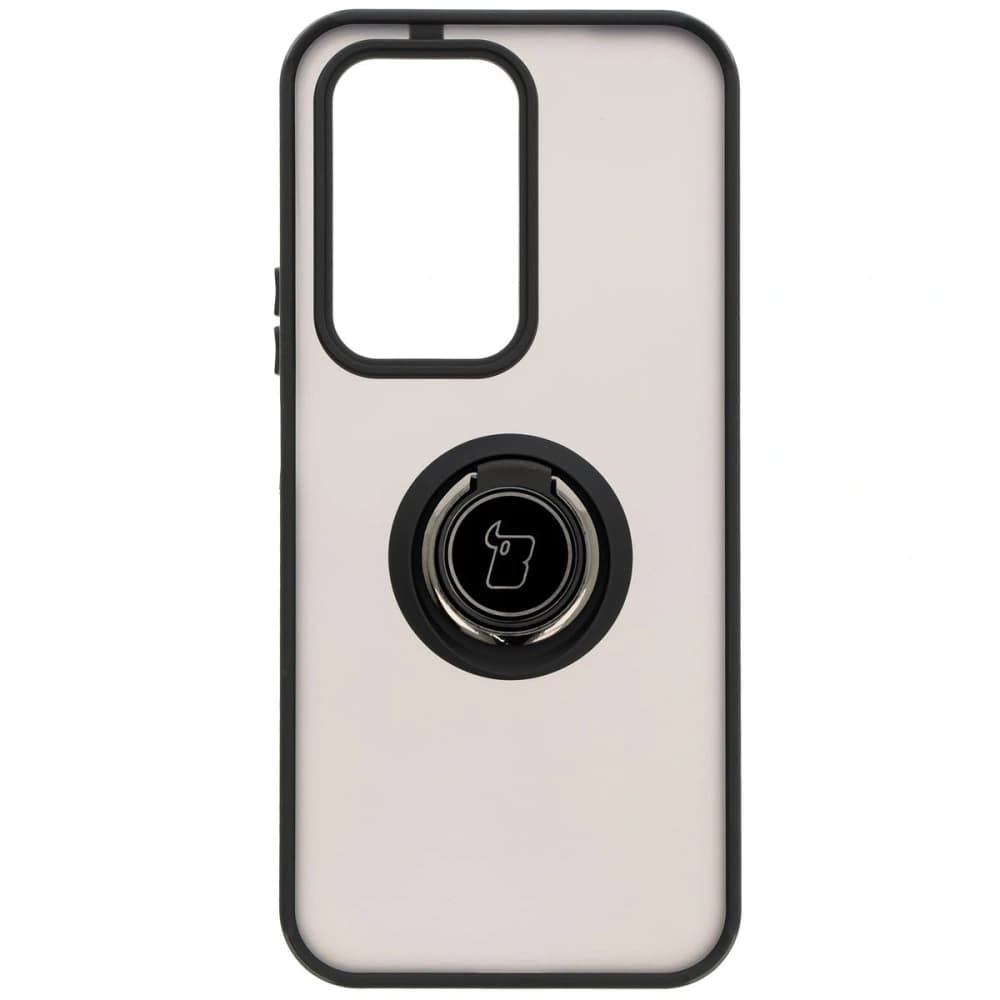 Bizon Case Hybrid Ring Honor 200 Lite smoky with a black frame - 2