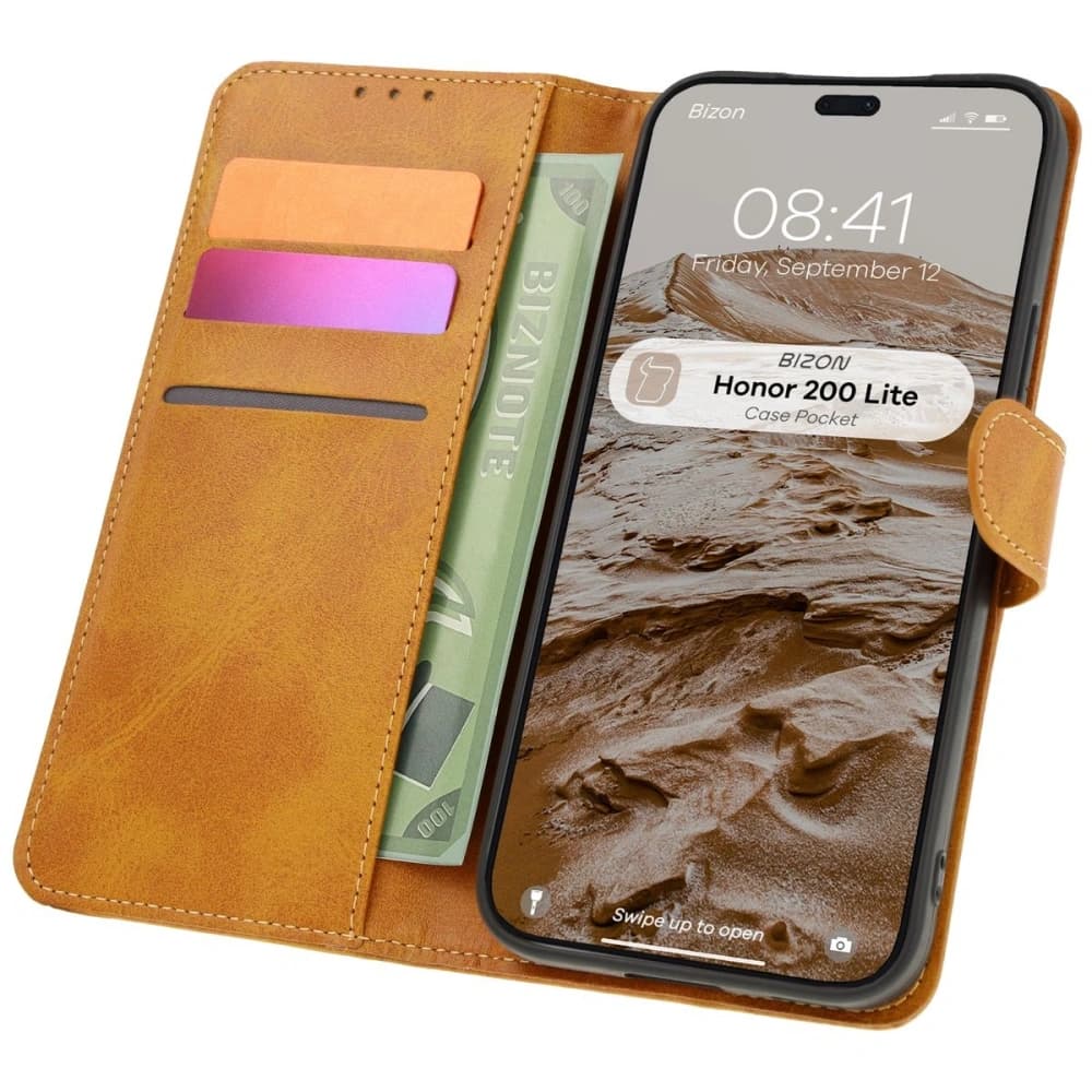 Bizon Case Pocket Honor 200 Lite brown - 1