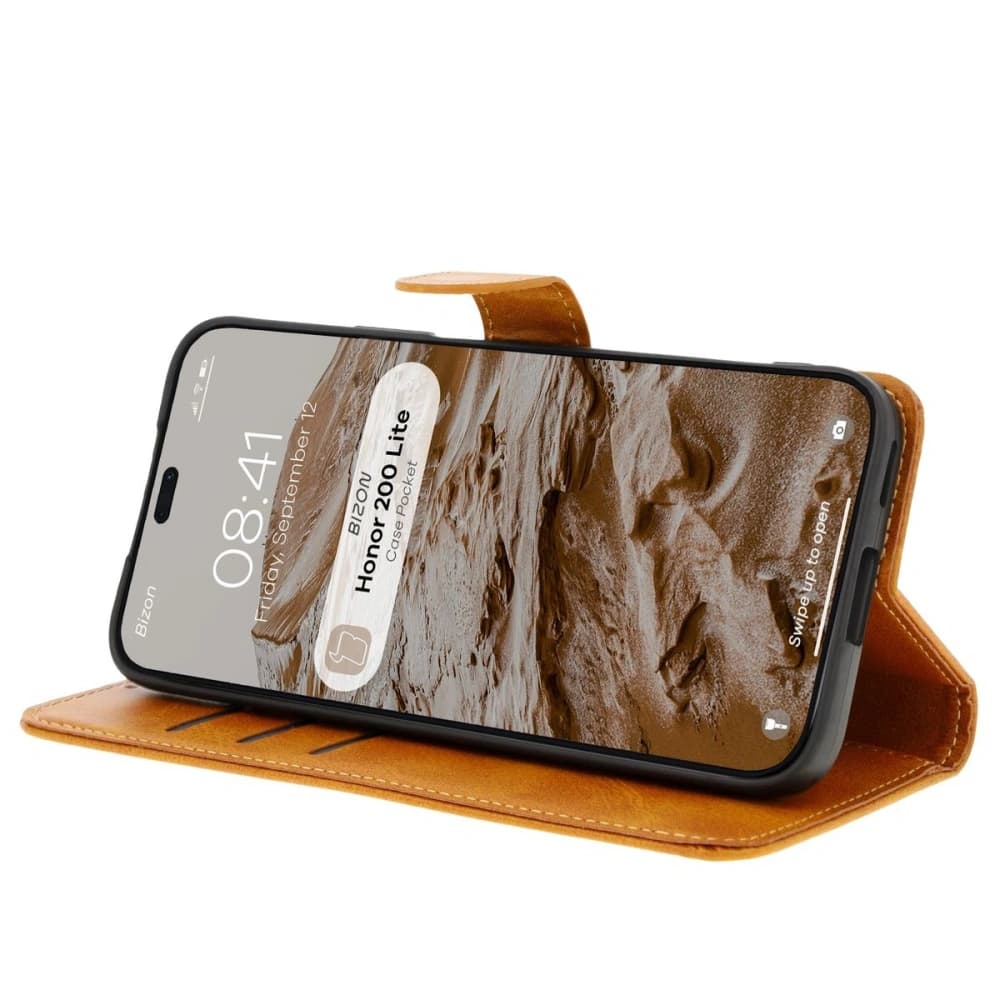 Bizon Case Pocket Honor 200 Lite brown - 5