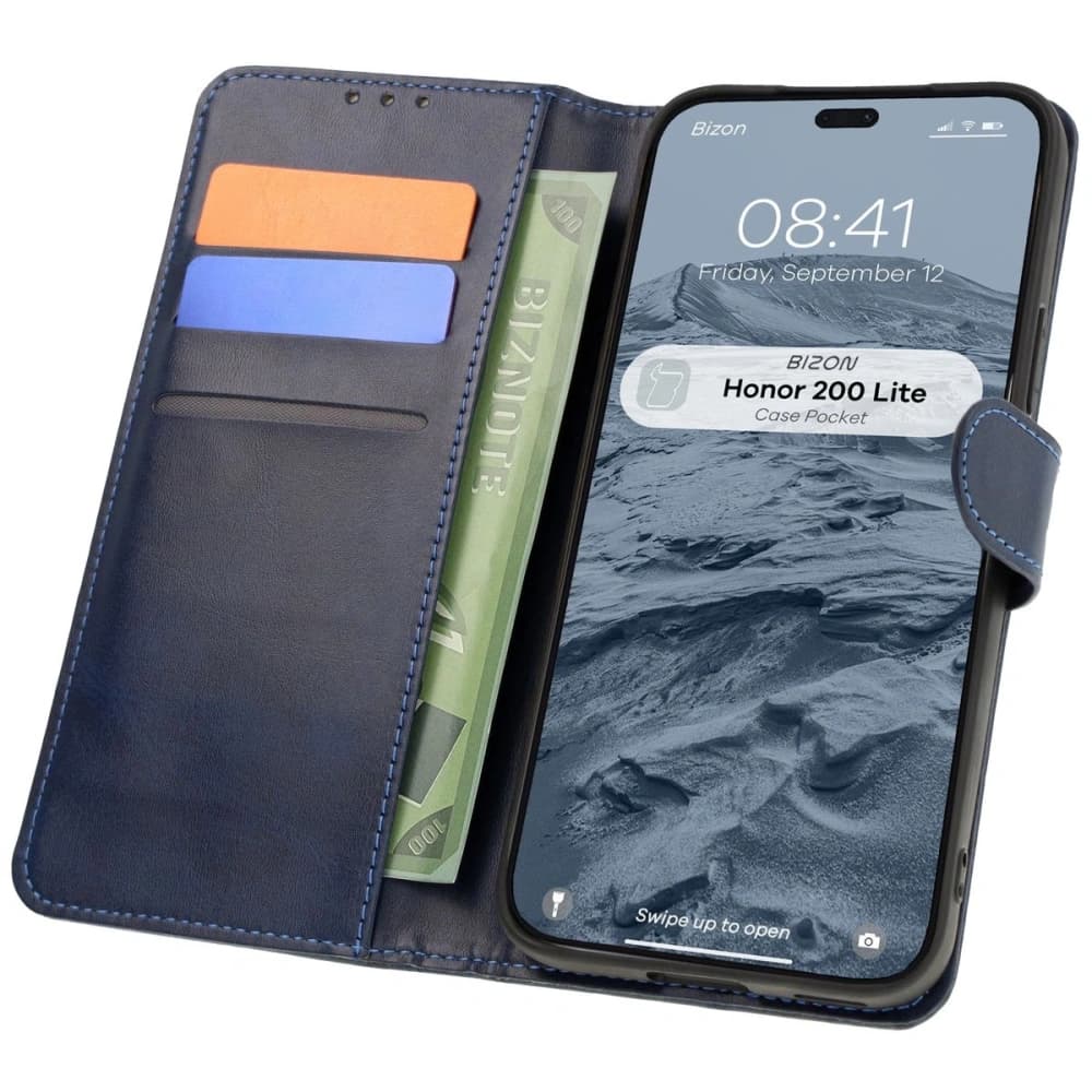 Bizon Case Pocket Honor 200 Lite navy blue - 1