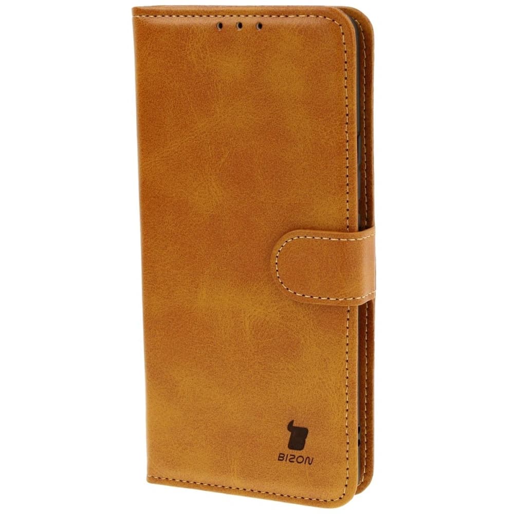 Etui s klopou Bizon Case Pocket pro Realme GT 6 / 6T / Neo 6 / Neo 6 SE hnědé - 3