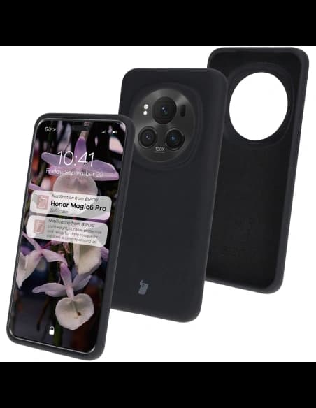 Bizon Soft Case Honor Magic6 Pro negru