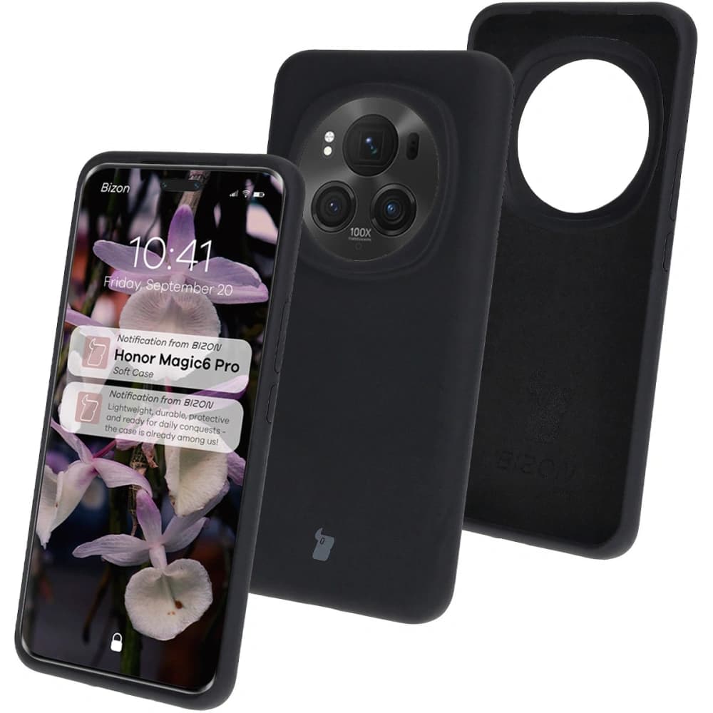 Bizon Soft Case Honor Magic6 Pro negru - 1