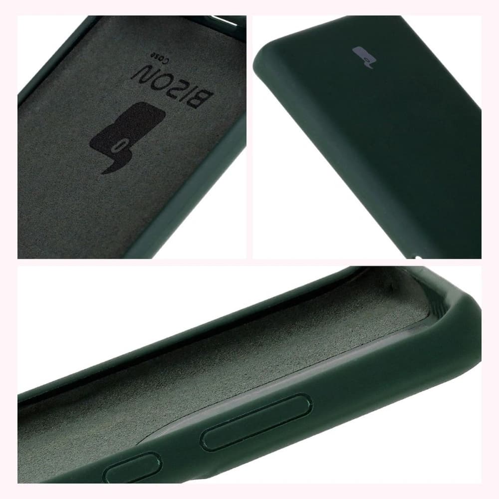 Bizon Soft Case Motorola Edge 50 Fusion dunkelgrün - 6