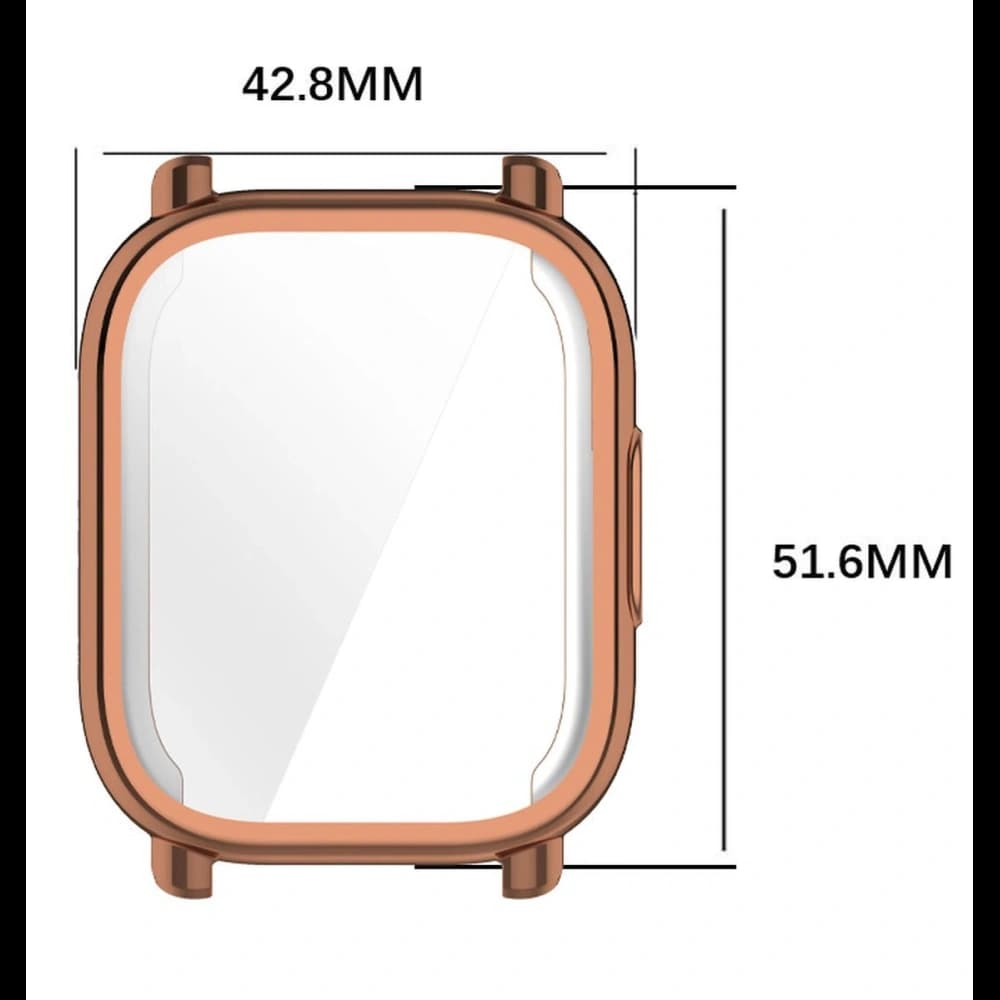 Bizon Caz Ceas Felipe Xiaomi Redmi Ceas 5 Activ aur roz - 2