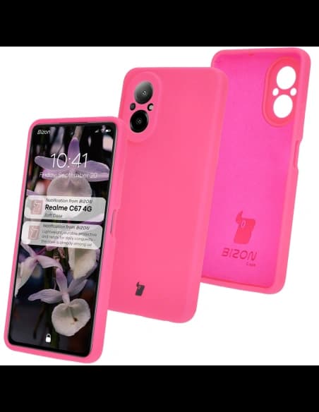 Bizon Soft Case Realme C67 4G neongrün