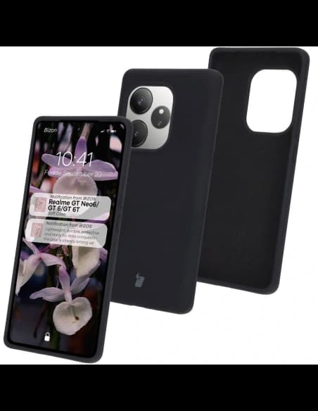 Silikonový obal Bizon Soft Case pro Realme GT 6 / 6T / Neo 6 / Neo 6 SE černý