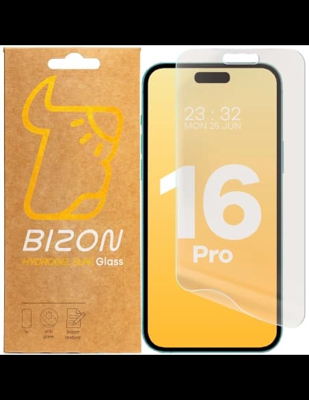 Bizon Glass Hydrogel Nap Apple iPhone 16 Pro [2 CSOMAG]