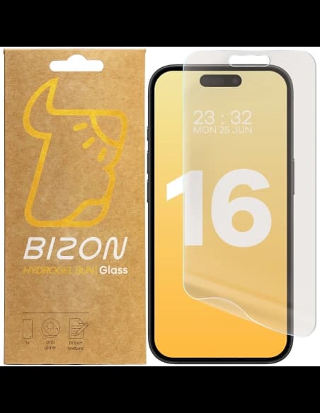 Bizon Glass Hydrogel Nap Apple iPhone 16 [2 CSOMAG]