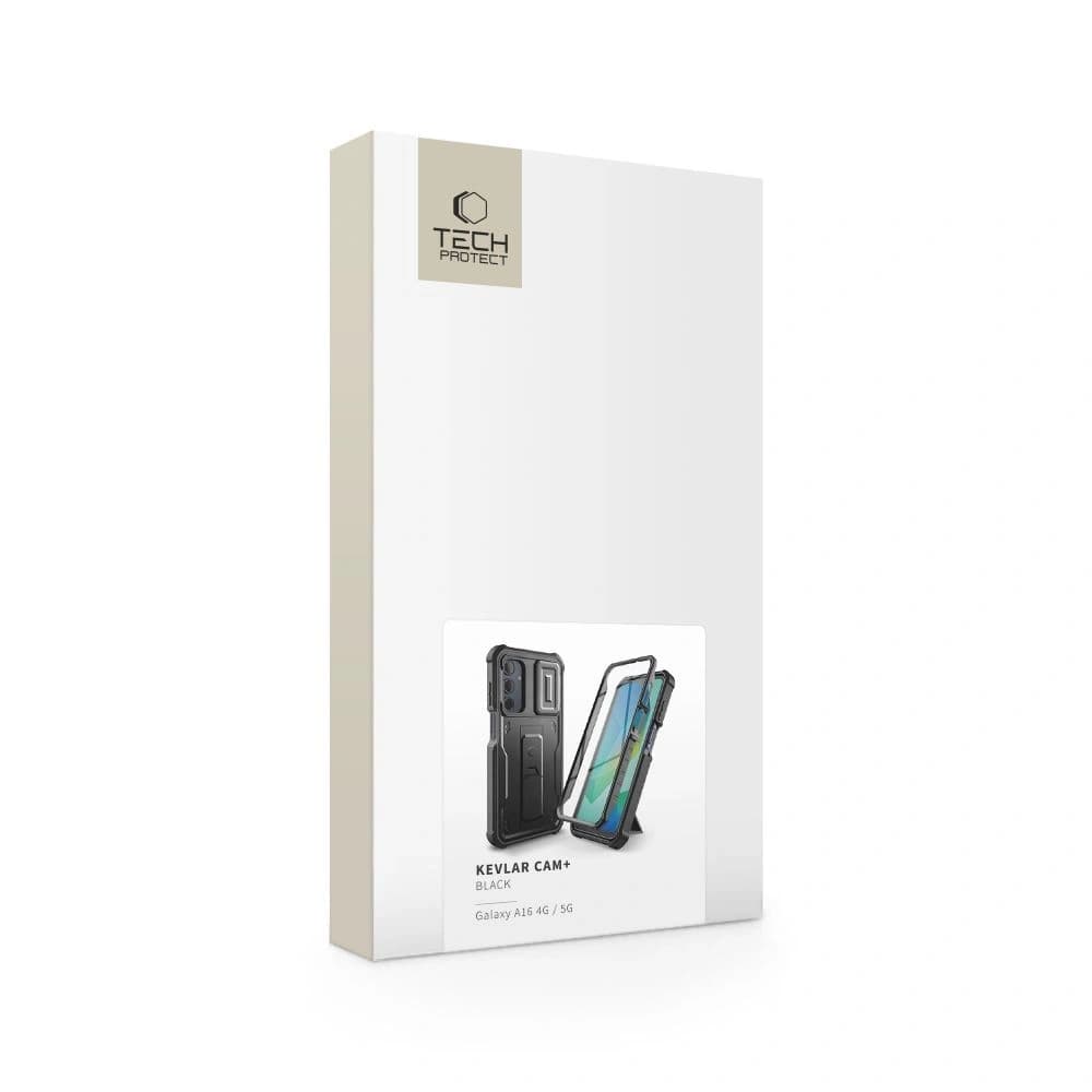 Tech-Protect Kevlar Cam+ Samsung Galaxy A16 4G / 5G Fekete - 7