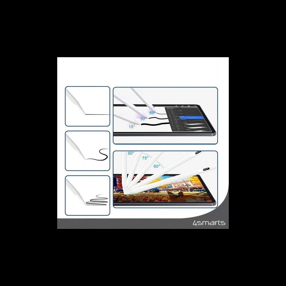 4smarts Aktív Stylus Toll Ceruza Pro 3 fehér - 6