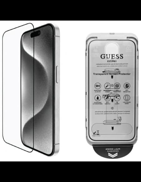 Guess GUTGP16SBOKGCIT Apple iPhone 16 Screen Protector 2.5D Outline