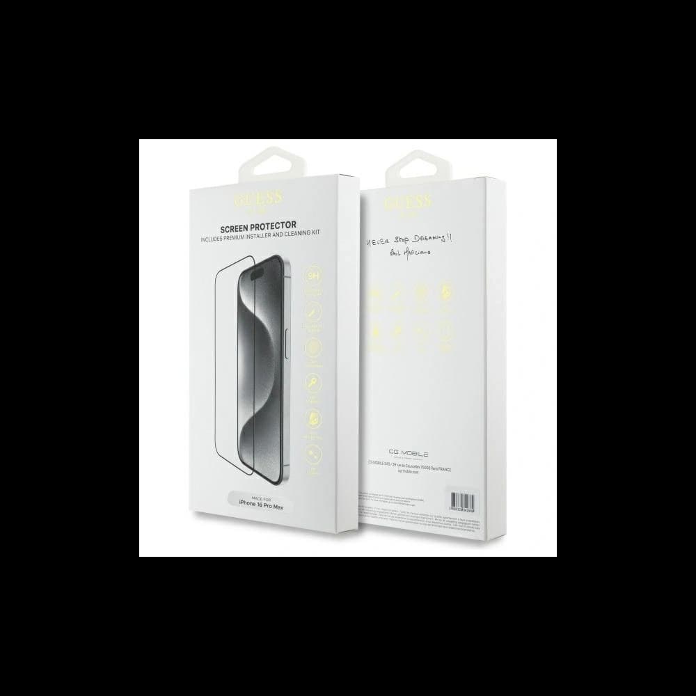 Guess GUTGP16XBOKGCIT Apple iPhone 16 Pro Max Protector de ecran 2.5D Outline - 2