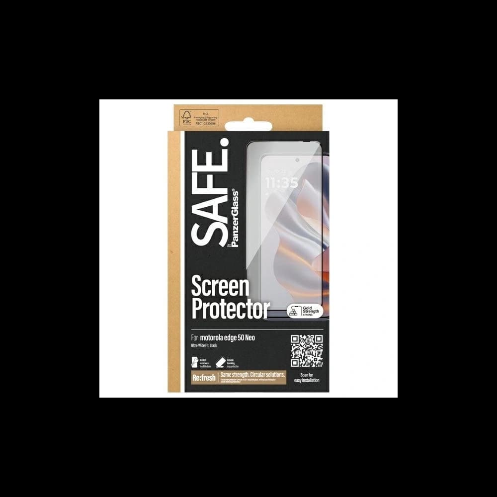 SAFE by PanzerGlass Motorola Edge 50 Neo Screen Protection Ultra-Wide Fit - 4