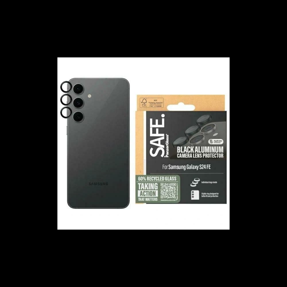 SAFE by PanzerGlass Samsung Galaxy S24 FE Lens Protector czarny/black