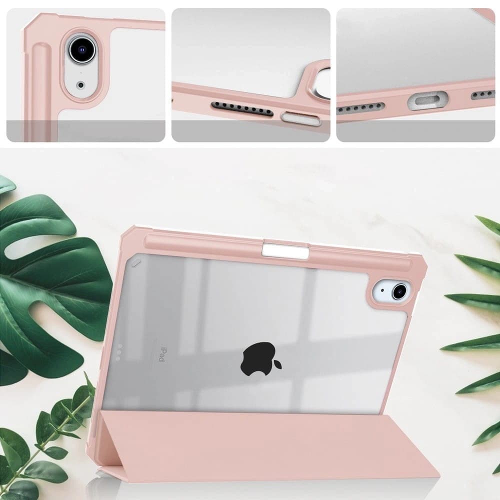 Bizon Case Tab Clear Matt Apple iPad mini 2021 6. generáció / iPad mini 8.3" 2024 7. generáció rózsaarany - 3