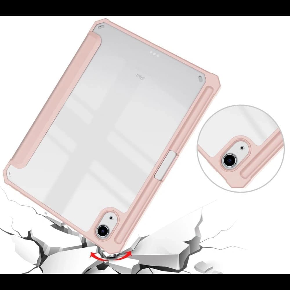Bizon Case Tab Clear Matt Apple iPad mini 2021 6. generáció / iPad mini 8.3" 2024 7. generáció rózsaarany - 6