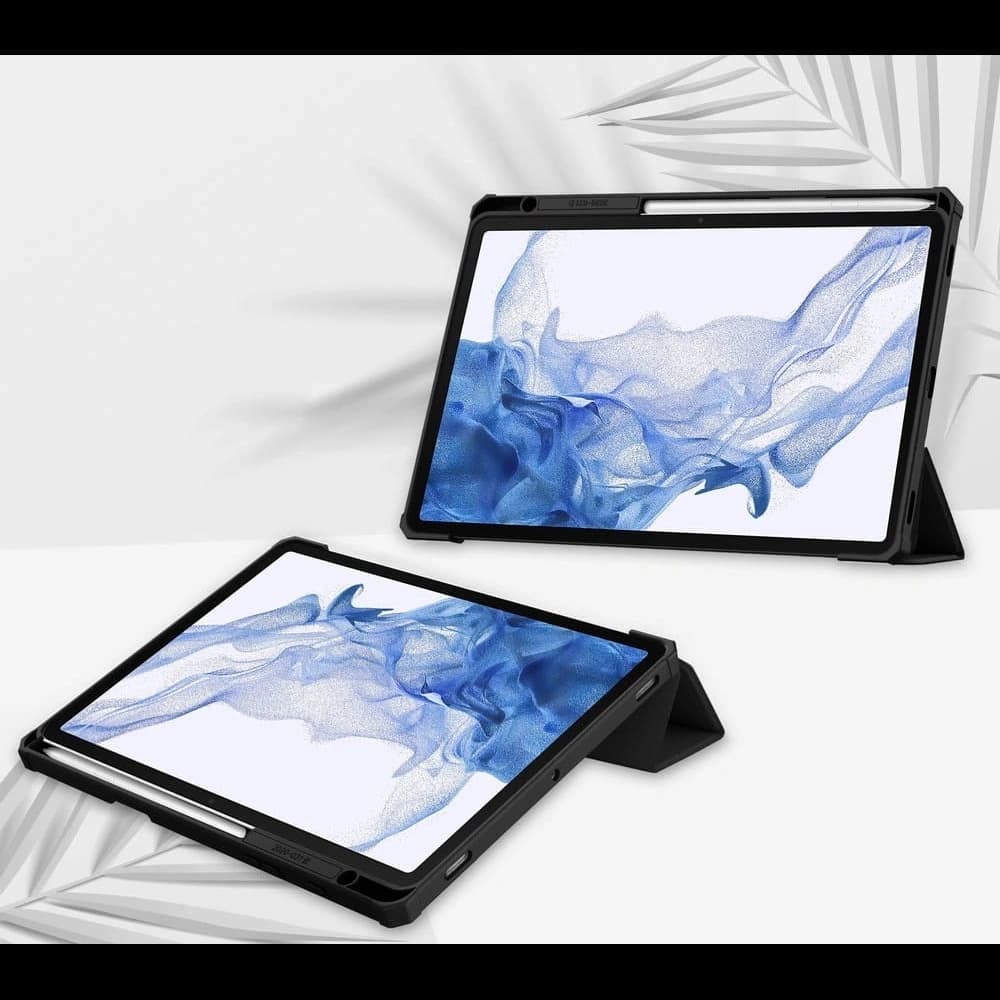 Bizon Case Tab Átlátszó Matt Samsung Galaxy Tab S8 / S7 fekete - 2