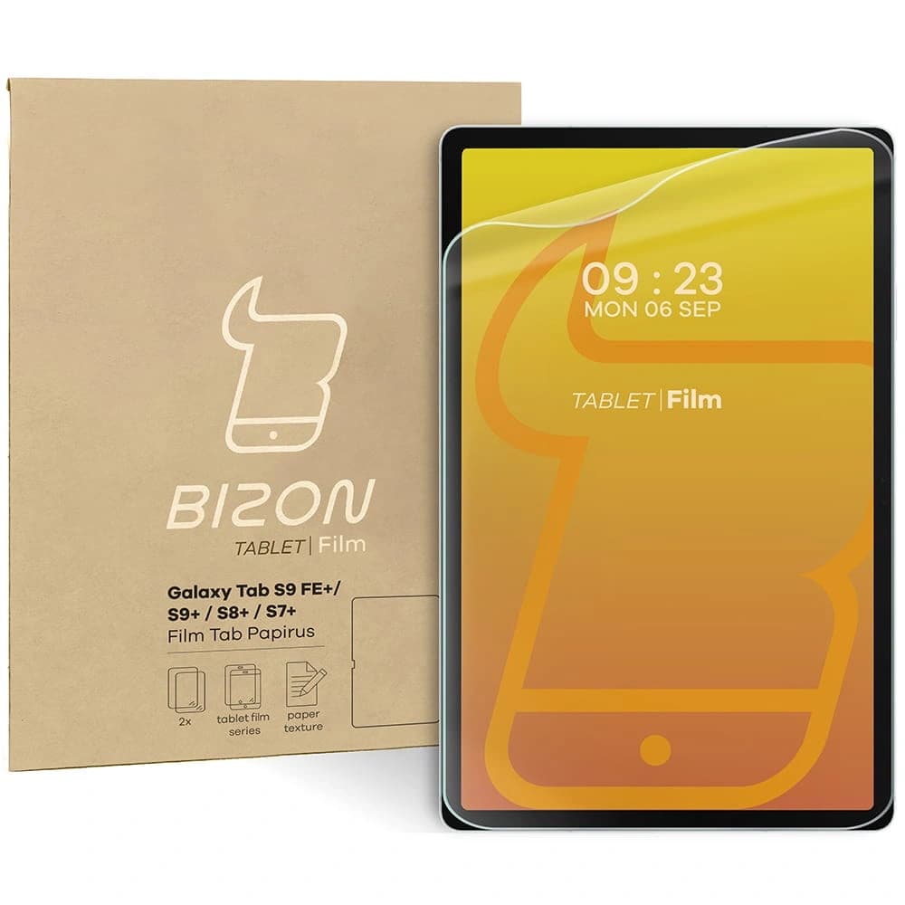 Bizon Film Tab Papirus Samsung Galaxy Tab S10 Plus/S9 FE Plus/S9 Plus/S8 Plus/S7 Plus/S7 FE [2 PACK] - 1