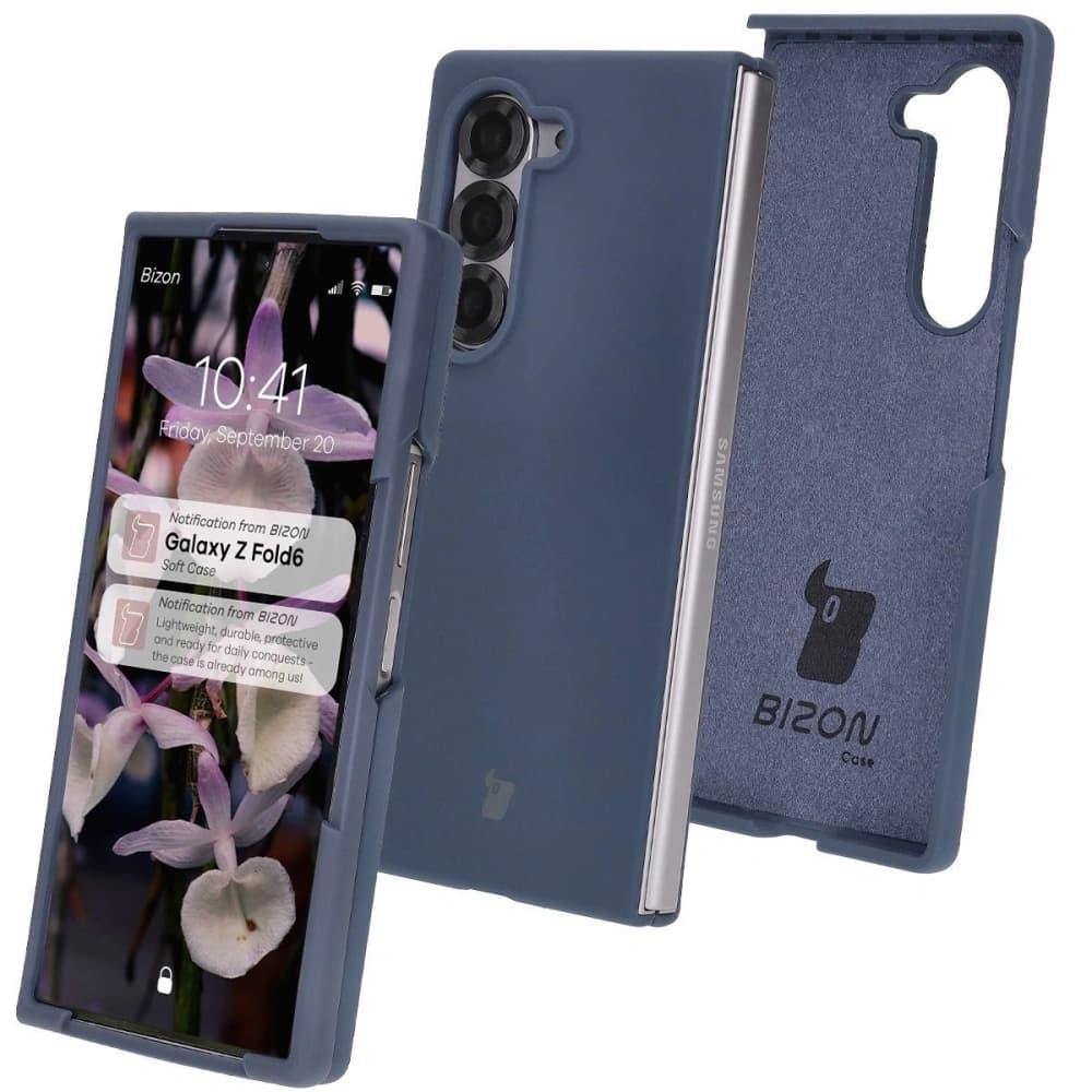 Bizon Soft Case Samsung Galaxy Z Fold6 tengerészkék