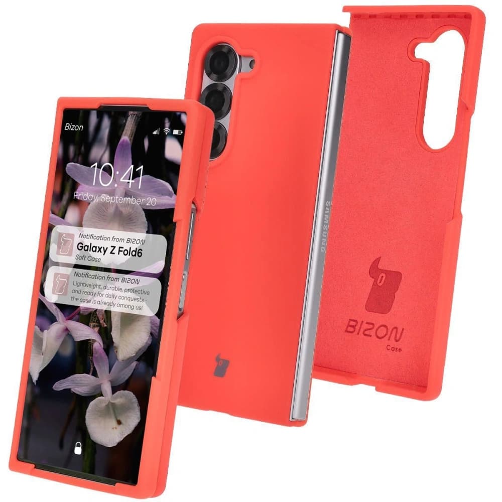 Bizon Soft Case Samsung Galaxy Z Fold6 piros