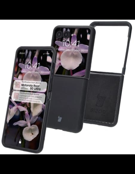 Bizon Soft Case Motorola Razr 50 Ultra negru