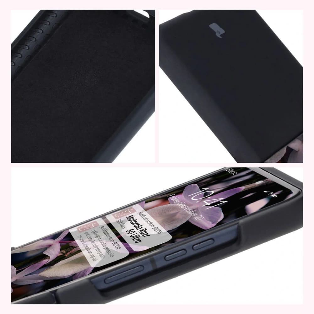Bizon Soft Case Motorola Razr 50 Ultra negru - 5