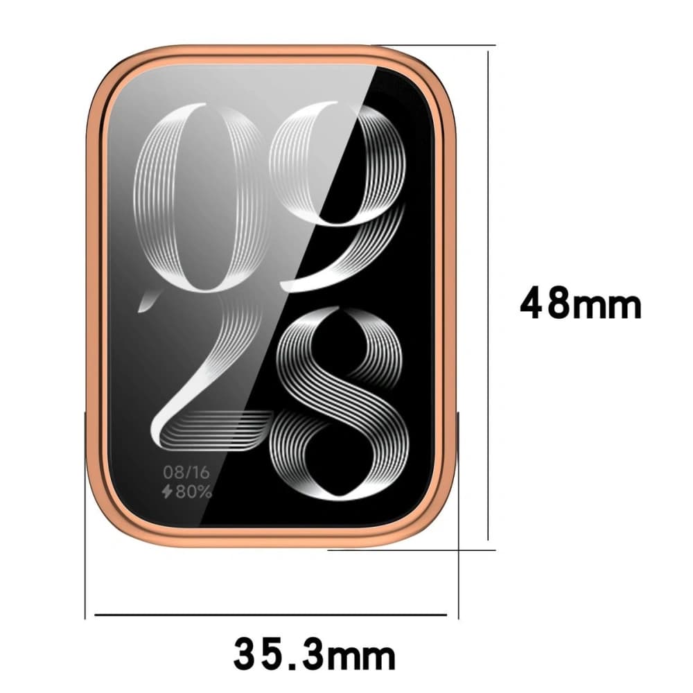 Bizon Case Watch Felipe Xiaomi Mi Smart Band 9 Pro rose gold - 2