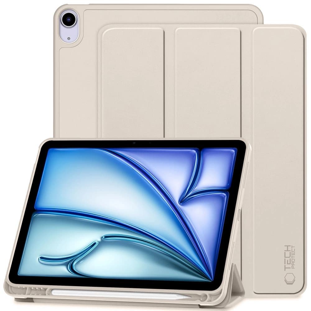 [OUTLET] Husa Tech-Protect SmartCase Pen Apple iPad Air 10.9 2020/2022 (4. și 5. generație) / iPad Air 11 2024 (6. generație) Starlight - 1