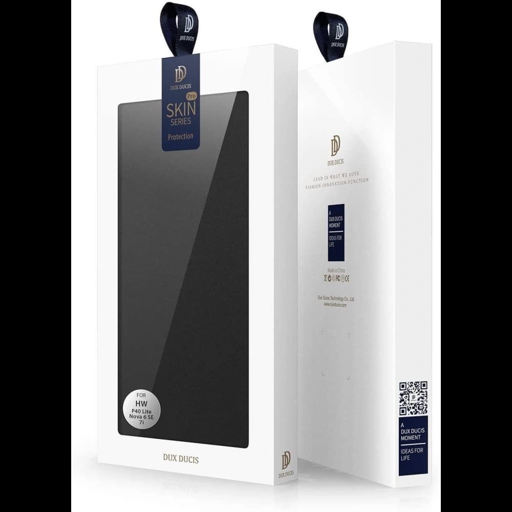 Etui DuxDucis SkinPro Huawei P40 Lite černé 9H - 8