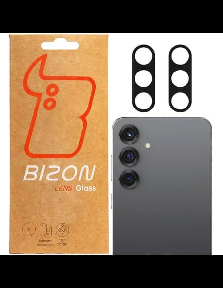Sklo na aparát Bizon Glass Lens do Samsung Galaxy S25 Plus [2 PACK]