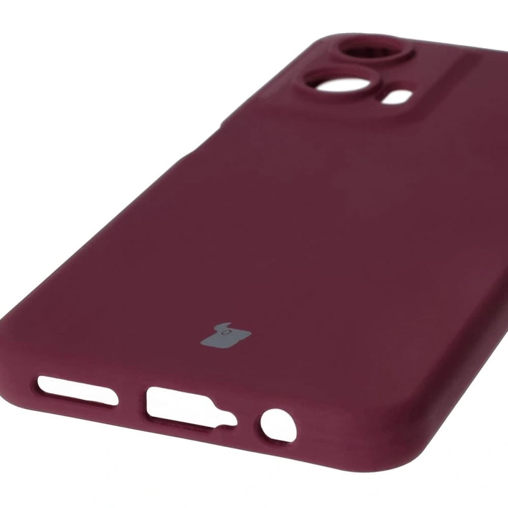 Silikonové pouzdro Bizon Soft Case pro Motorola Moto G35 5G tmavě fialové - 3