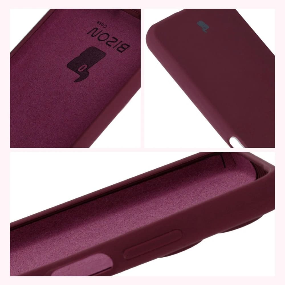 Silikonové pouzdro Bizon Soft Case pro Motorola Moto G35 5G tmavě fialové - 6