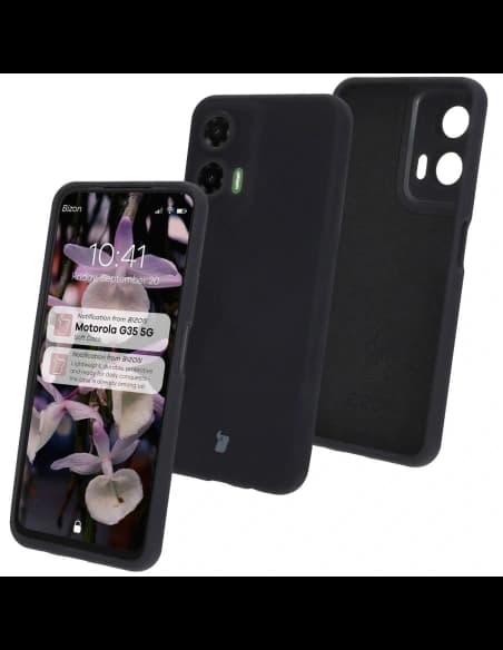Silikonové pouzdro Bizon Soft Case pro Motorola Moto G35 5G černé