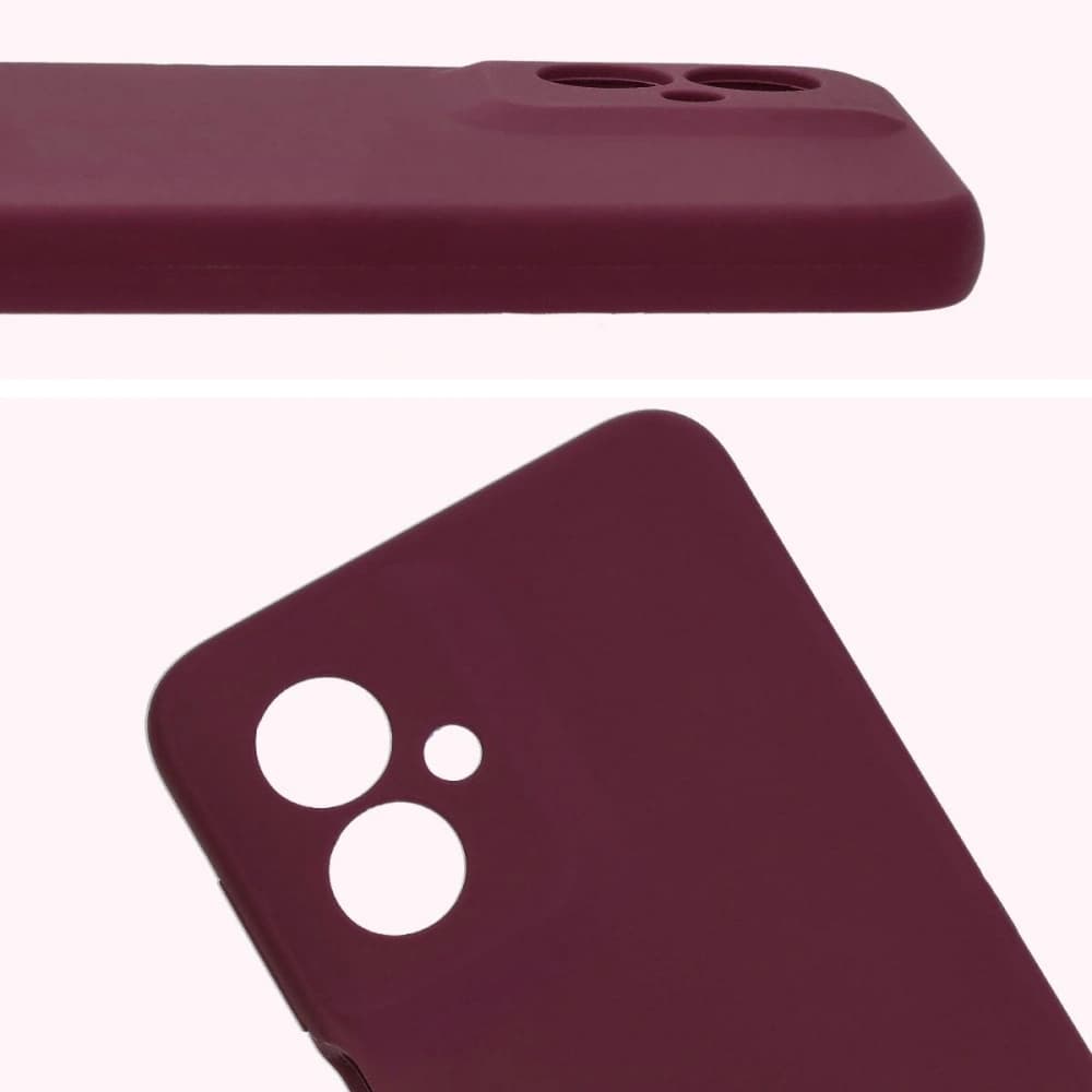 Bizon Soft Case Motorola Moto G55 5G dunkelviolett - 5